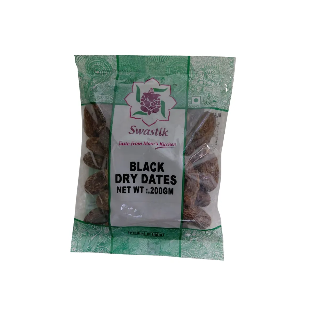 BLACK DRY DATES 200GM - 01