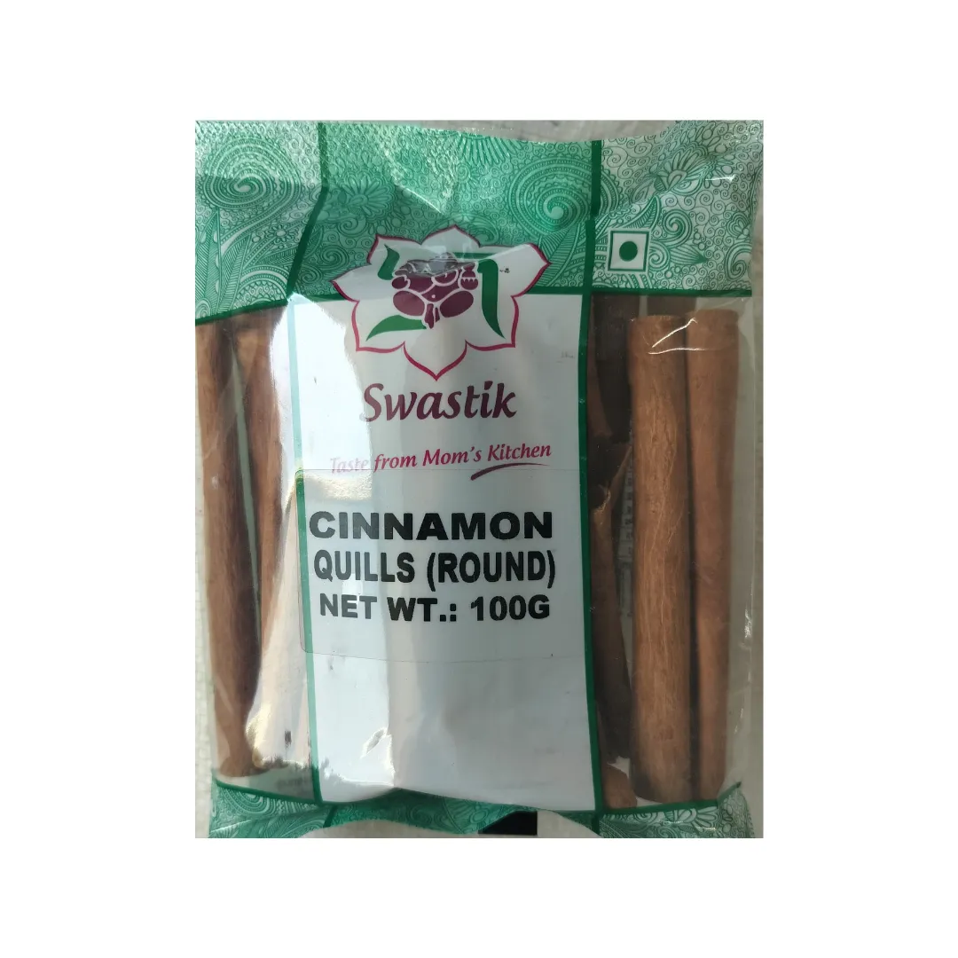 CINNAMON QUILLS (ROUND) - 100G