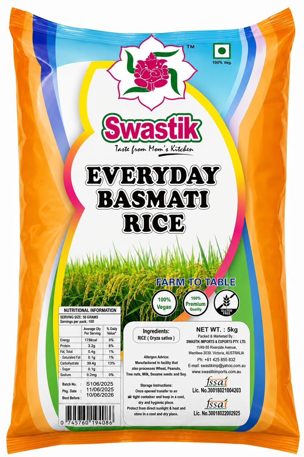 Everday Basmati 5Kg_b