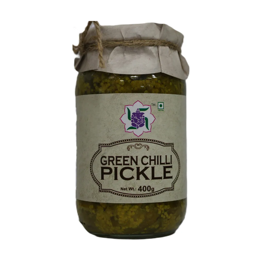 GREEN CHILLI PICKLE 400GM