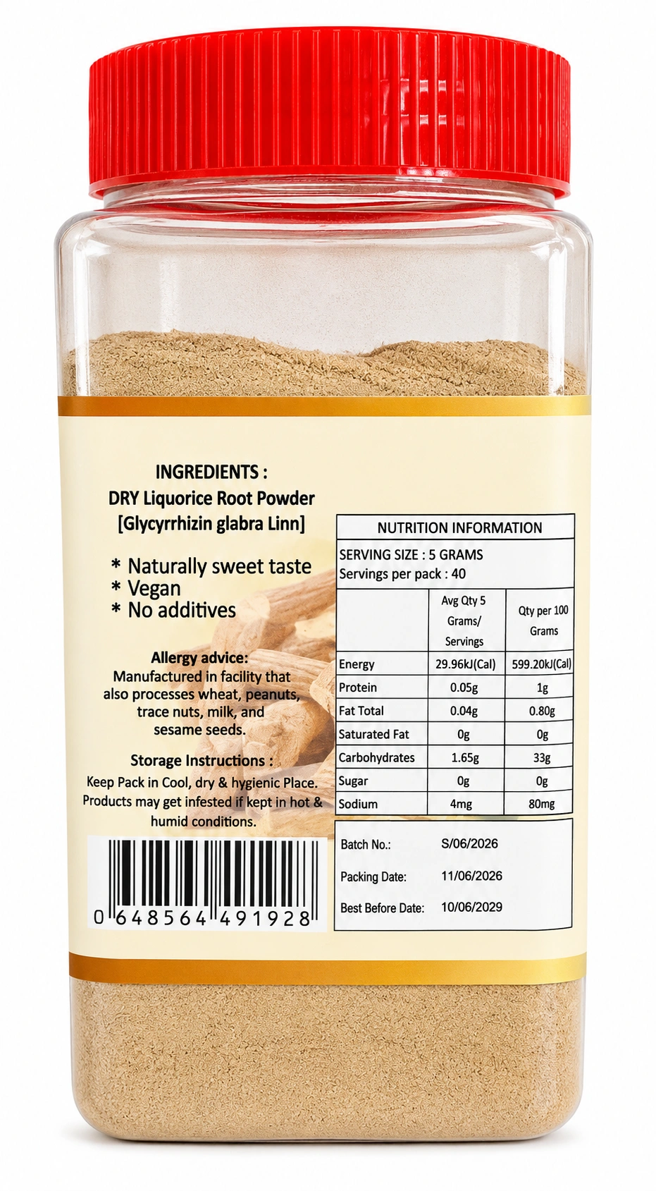 Jethimadh Powder 200gm_side