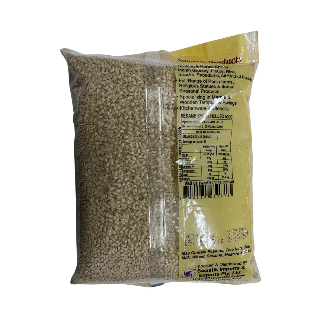 SESAME SEEDS HULLED 500GM-01