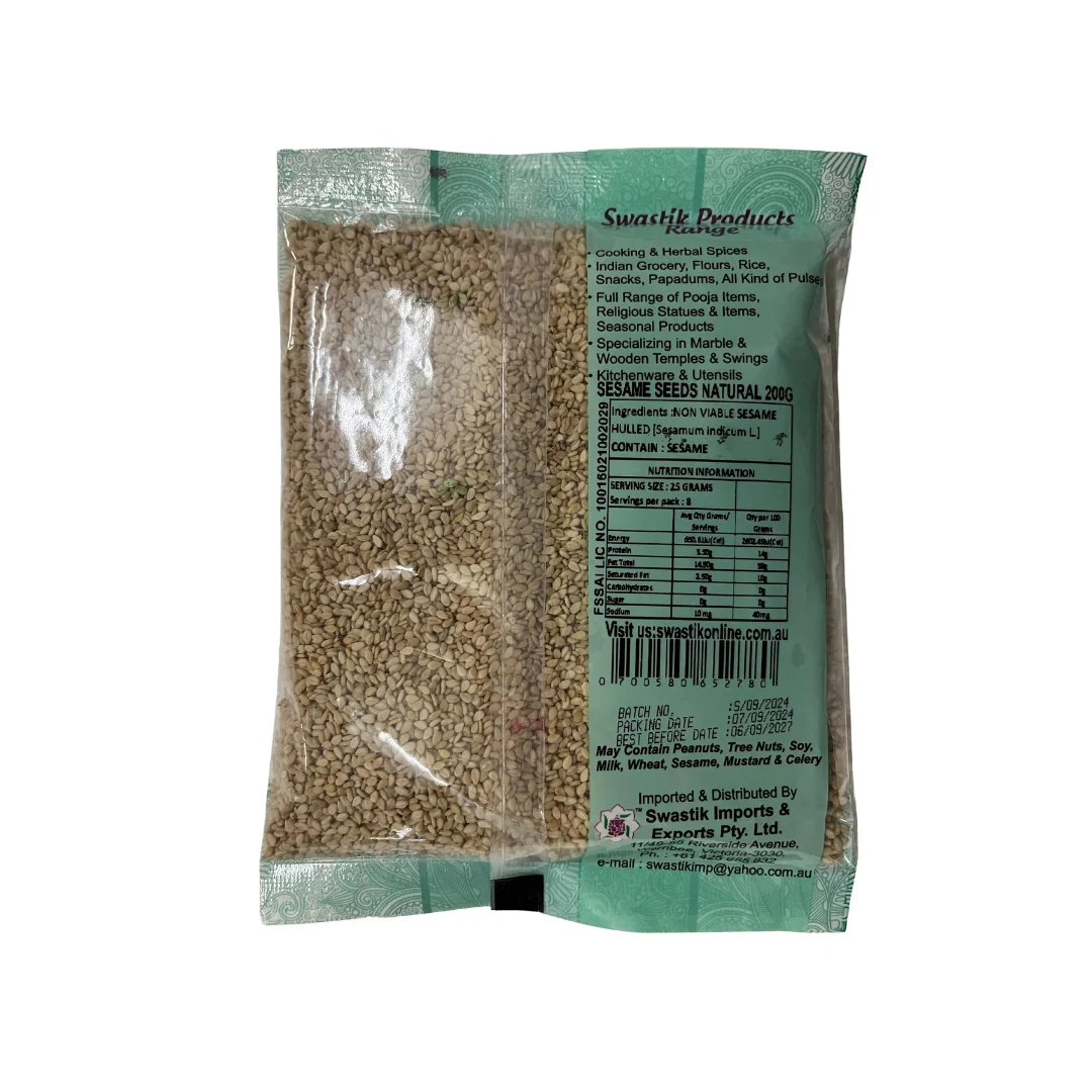 SESAME SEEDS NATURAL 200GM-01