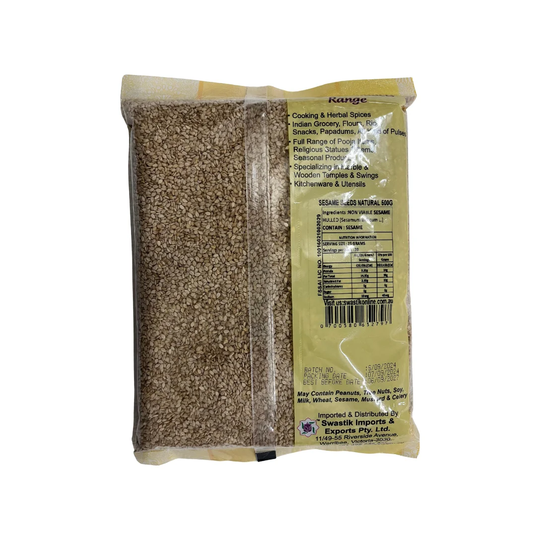 SESAME SEEDS NATURAL 500GM-01