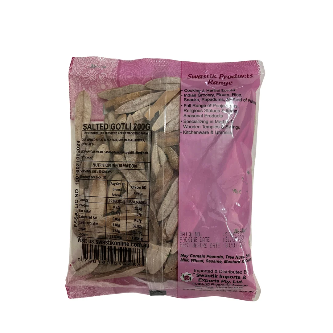 SWASTIK MUKHVAS SALTED GOTLI (MOUTH-FRESHENAR) 200GM-01