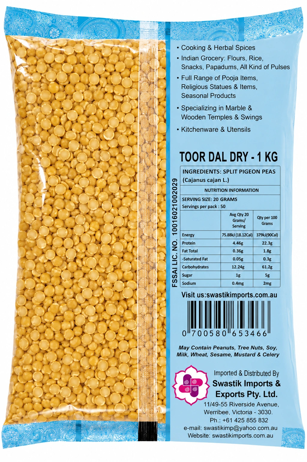 Toor Dal Dry 1Kg_b