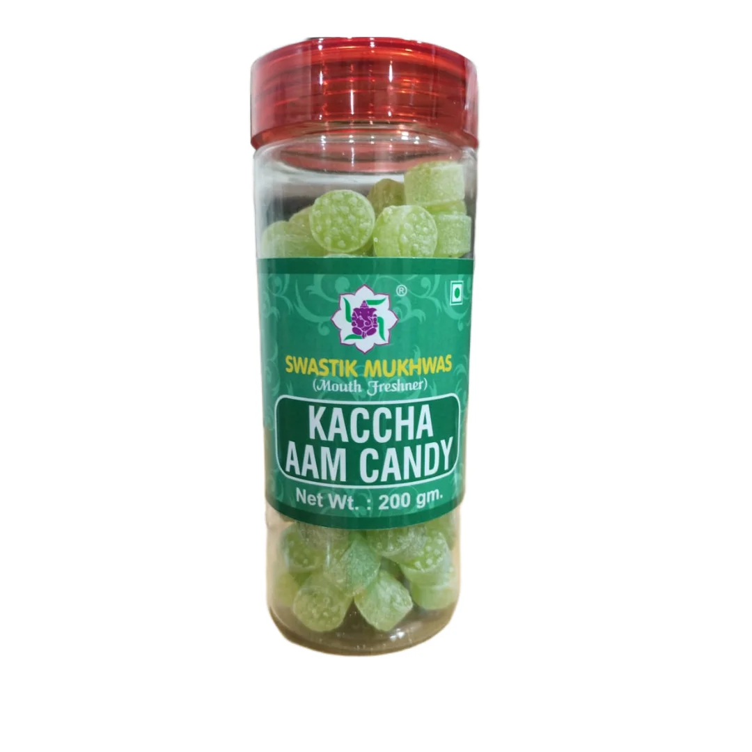 swastik mukhwas kaccha aam candy 200 gm