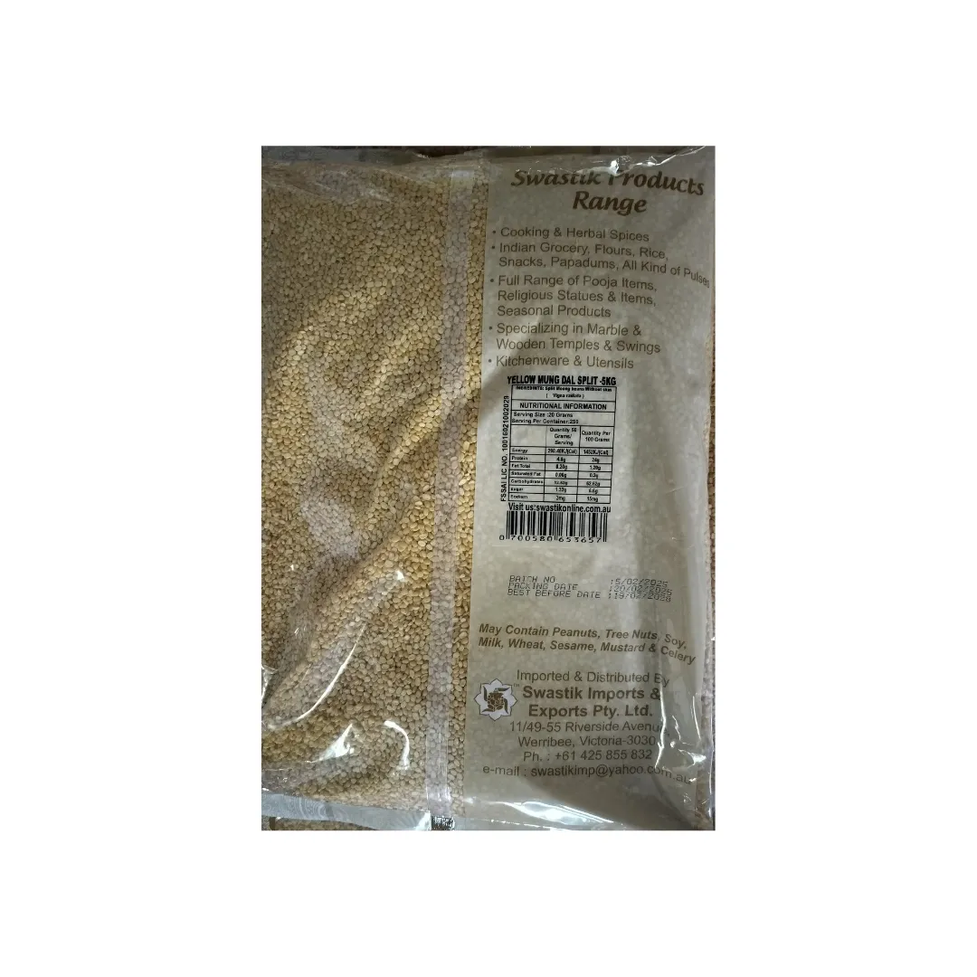 YELLOW MUNG DAL (SPLIT) 5KG (2)