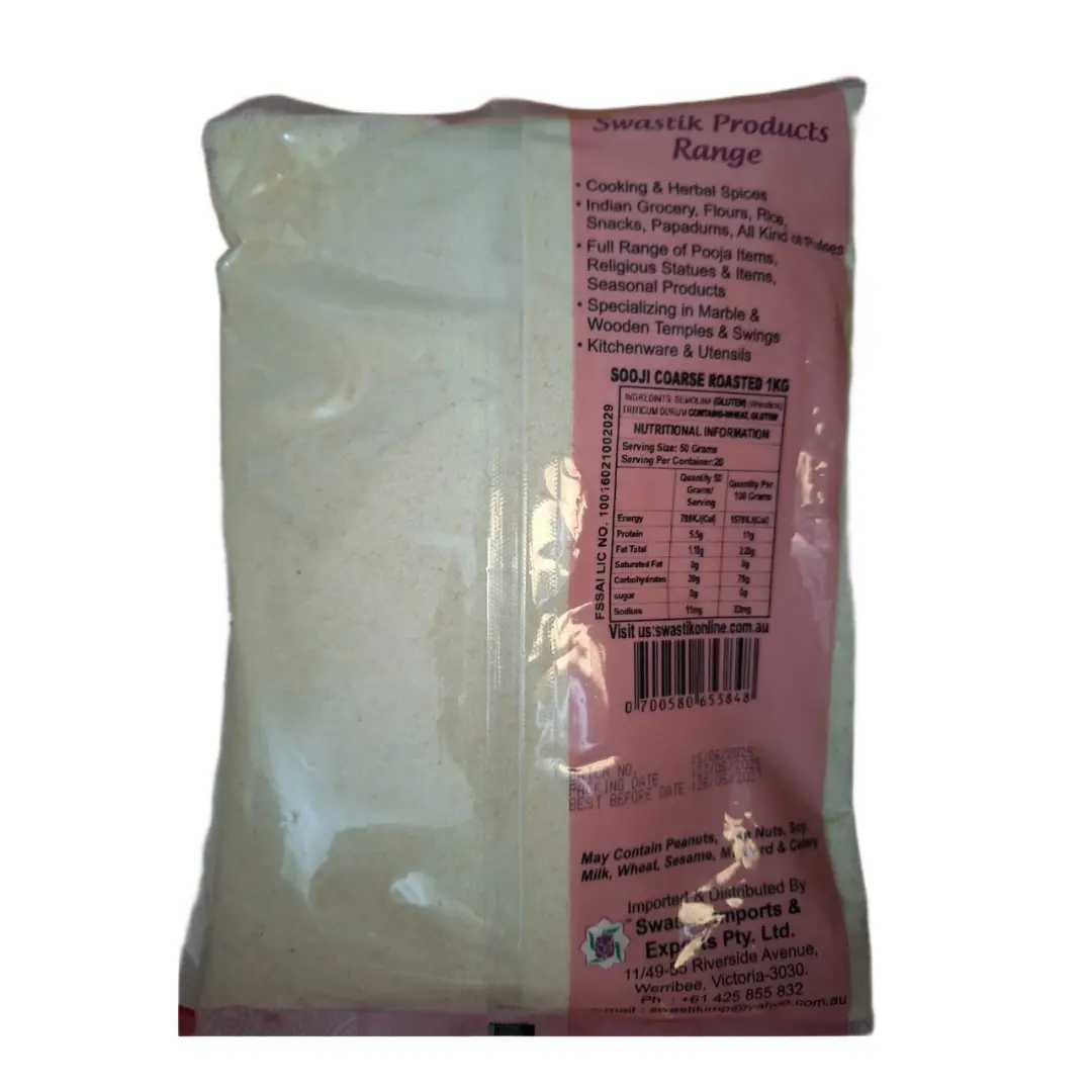 SOOJI COARSE ROASTED 1KG