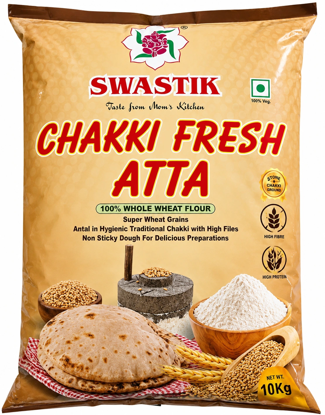 Wheat Chakki Atta 10Kg_f