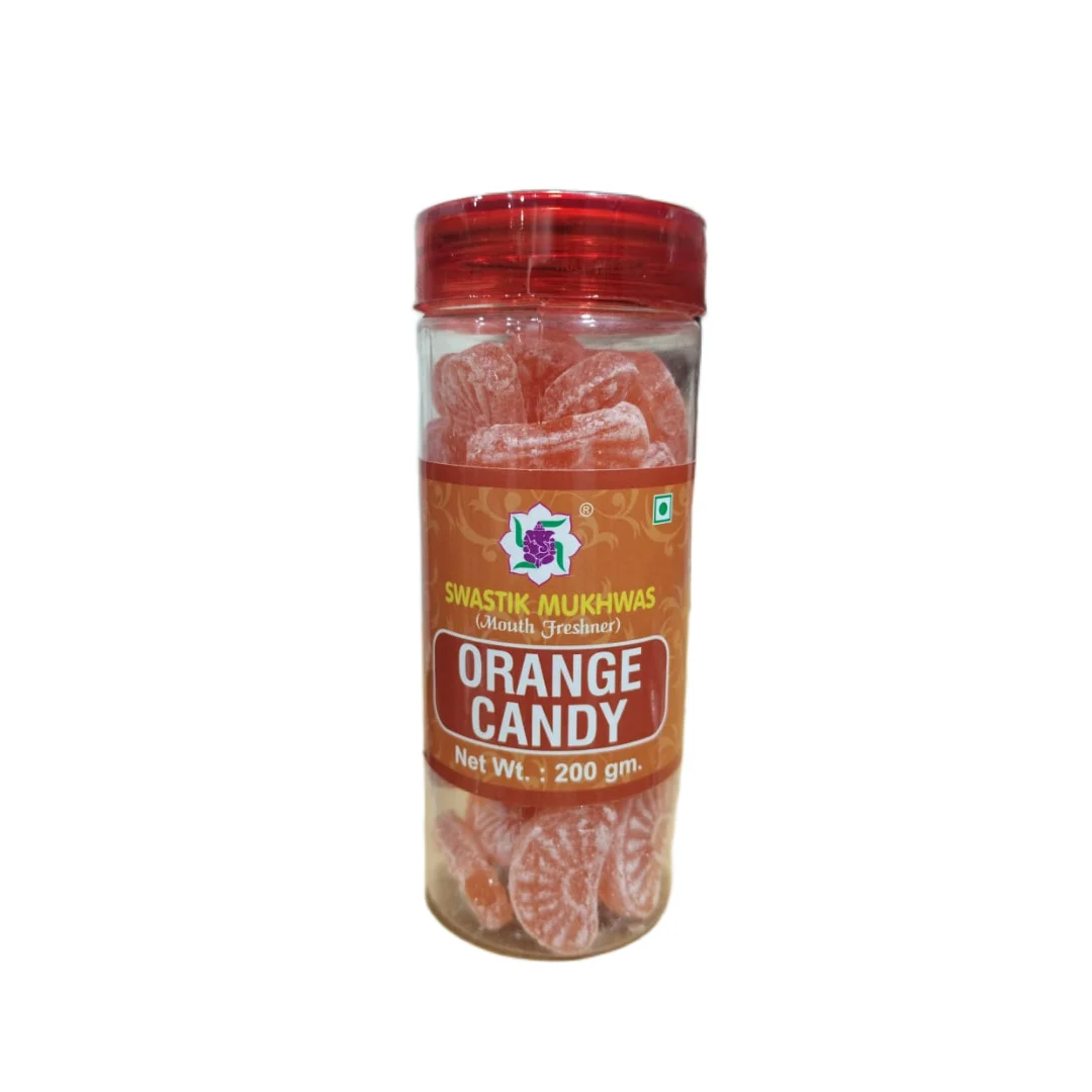 swastik mukhwas orange candy 200 gm