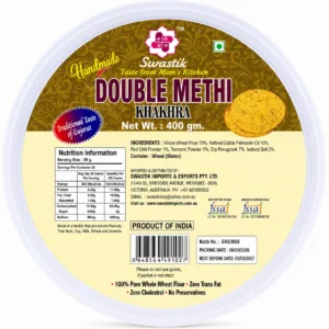 DOUBLE METHI KHAKHRA 400GM