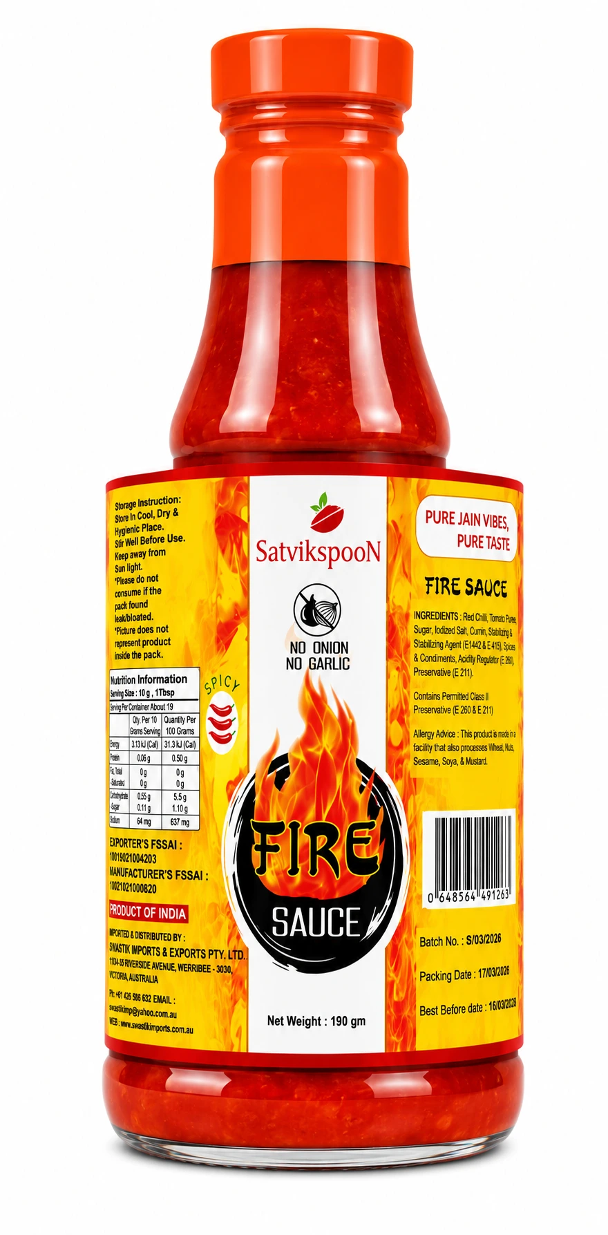 Fire Sauce single