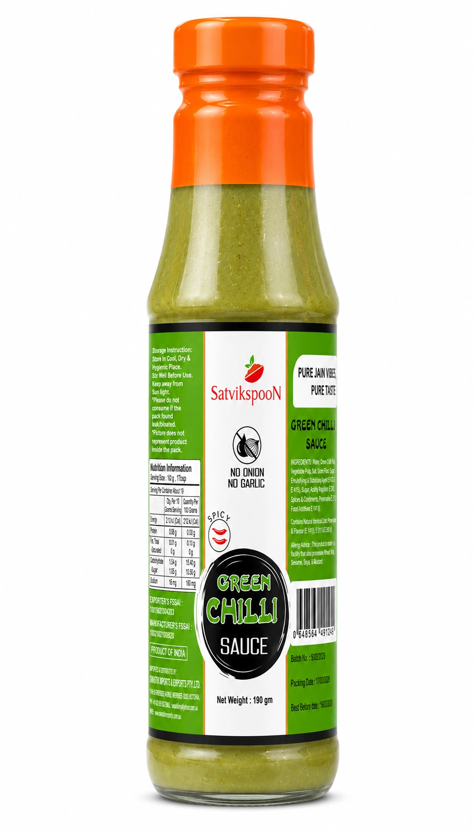 Green chilly single
