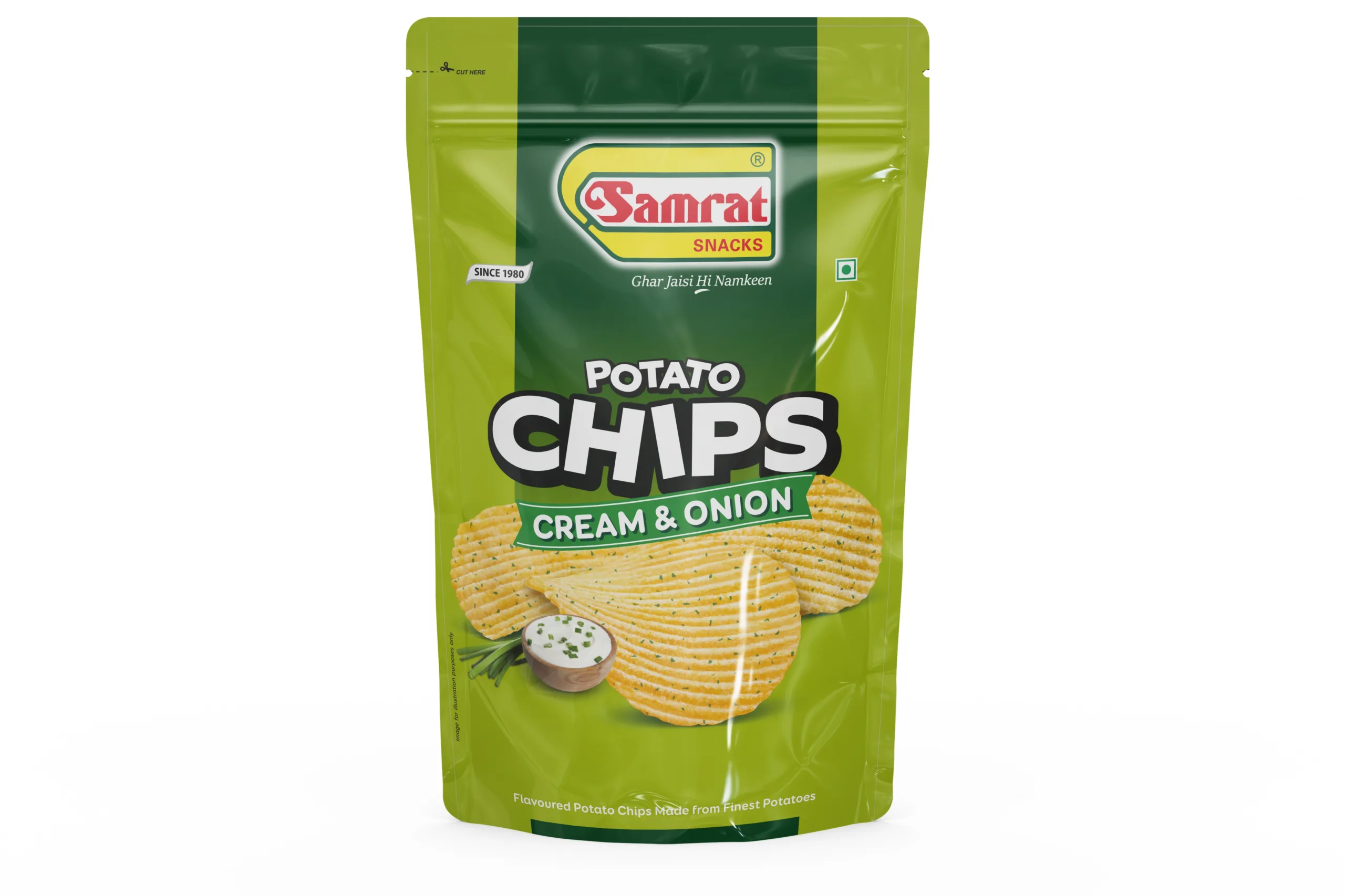 POTATO chips cream & onion