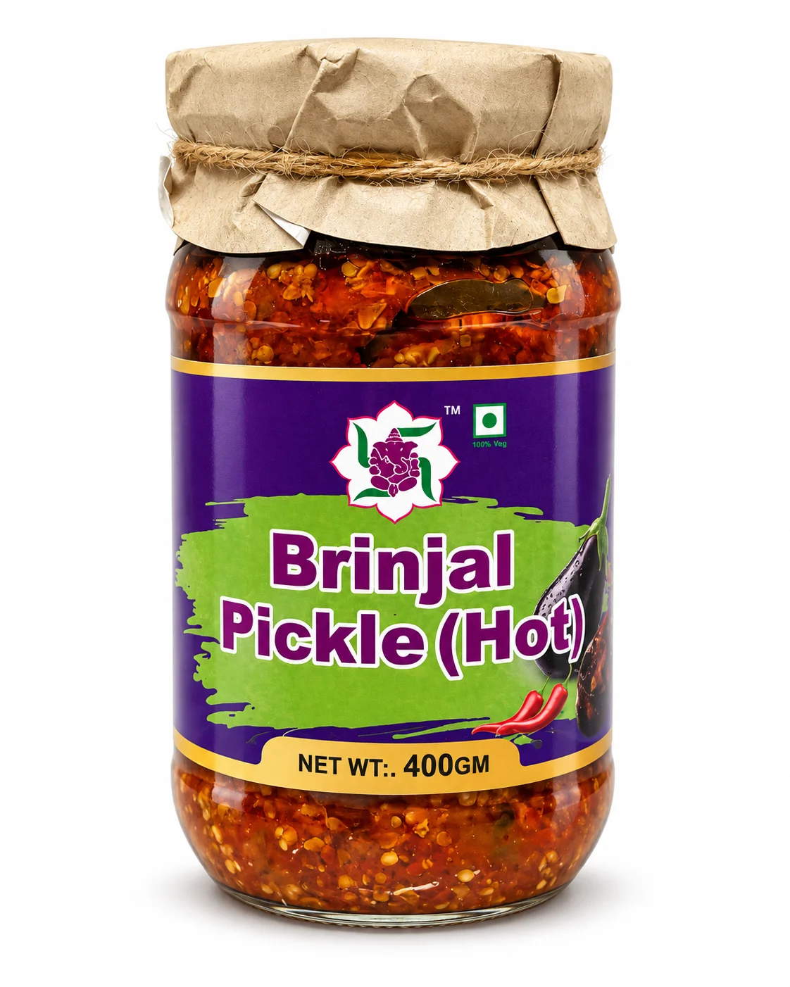 Brinjal Pickle Hot 400gm