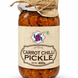CARROT CHILLY PICKLE 400GM
