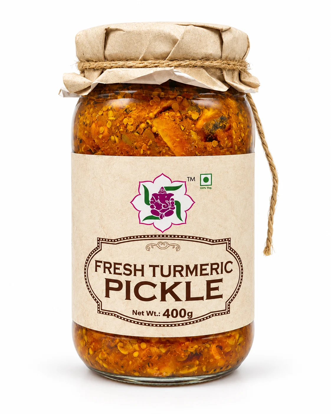 Fresh Turmeric Pickle 400gm
