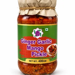 GINGER - GARLIC - MANGO PICKLE 400GM