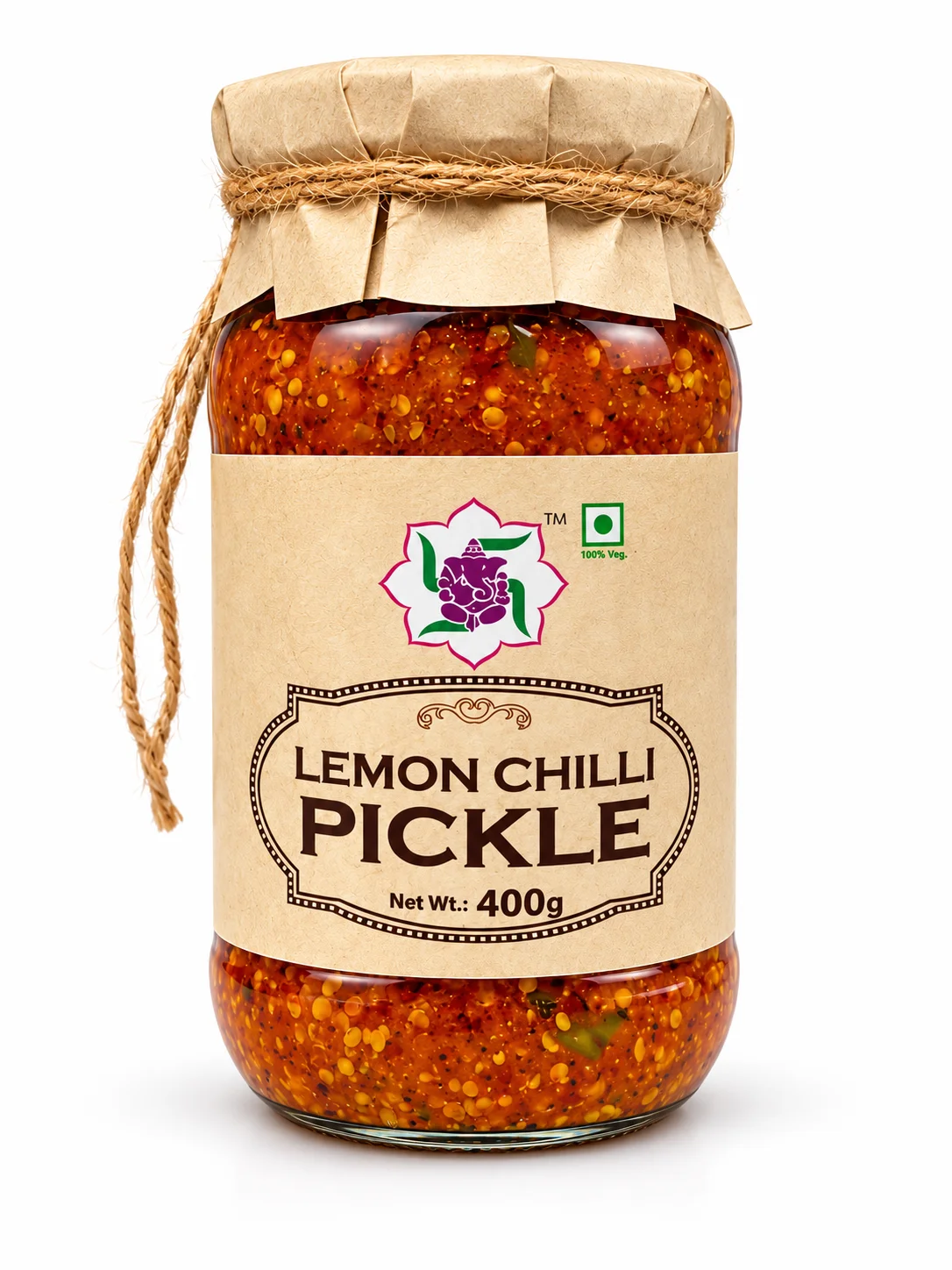 Lemon Chilli Pickle 400gm